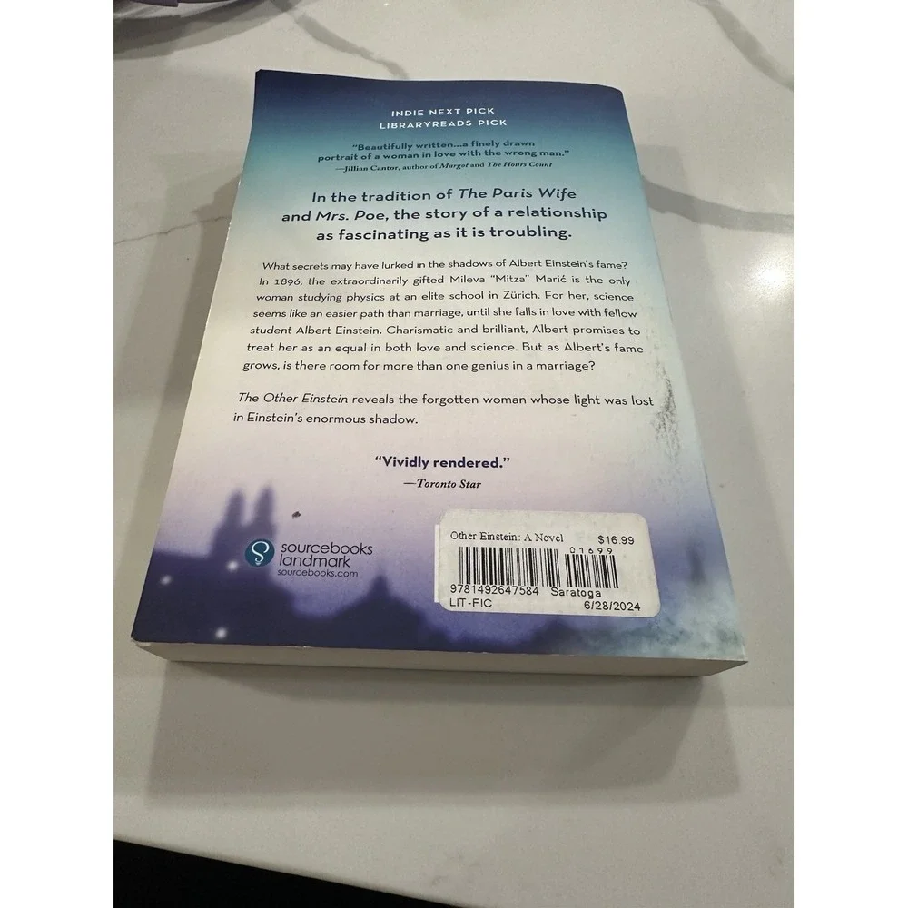The Other Einstein Paperback Book By Marie Benedict